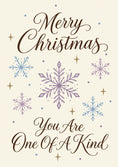 Load image into Gallery viewer, Christmas - Personalised Card — with punch holes
