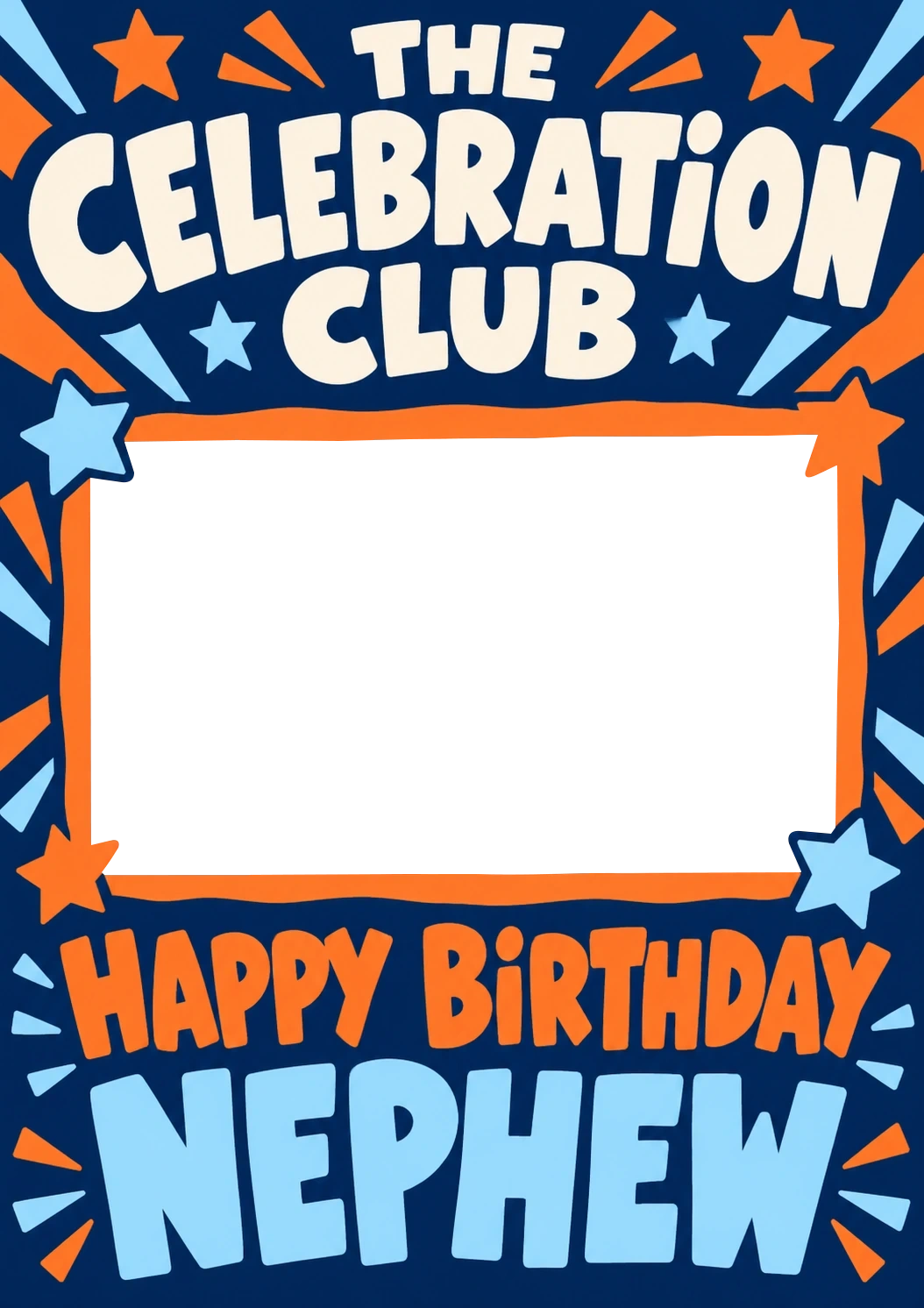 Birthdays - Personalised Card — with punch holes
