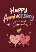 Load image into Gallery viewer, Anniversary - Personalised Card — with punch holes
