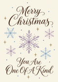 Load image into Gallery viewer, Snowflake You Are One of a Kind Birthday Card
