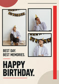Load image into Gallery viewer, Best Day Best Memories Photo Upload Birthday Card
