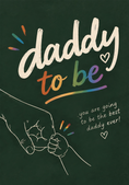 Load image into Gallery viewer, Rainbow Daddy To Be Fist Bump Birthday Card for Him

