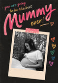 Load image into Gallery viewer, Best Mummy Ever Photo Upload Baby Shower Card for Her
