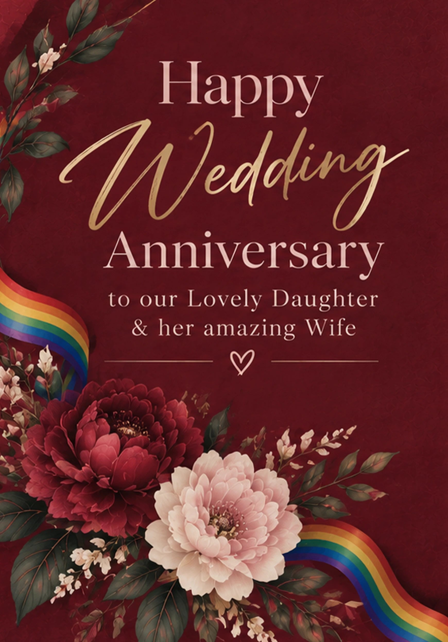 Anniversary - Personalised Card
