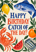 Load image into Gallery viewer, Funny Seafood Catch of the Day Birthday Card
