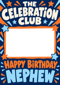 Load image into Gallery viewer, Celebration Club Magazine Spoof Photo Upload Birthday Card for Him
