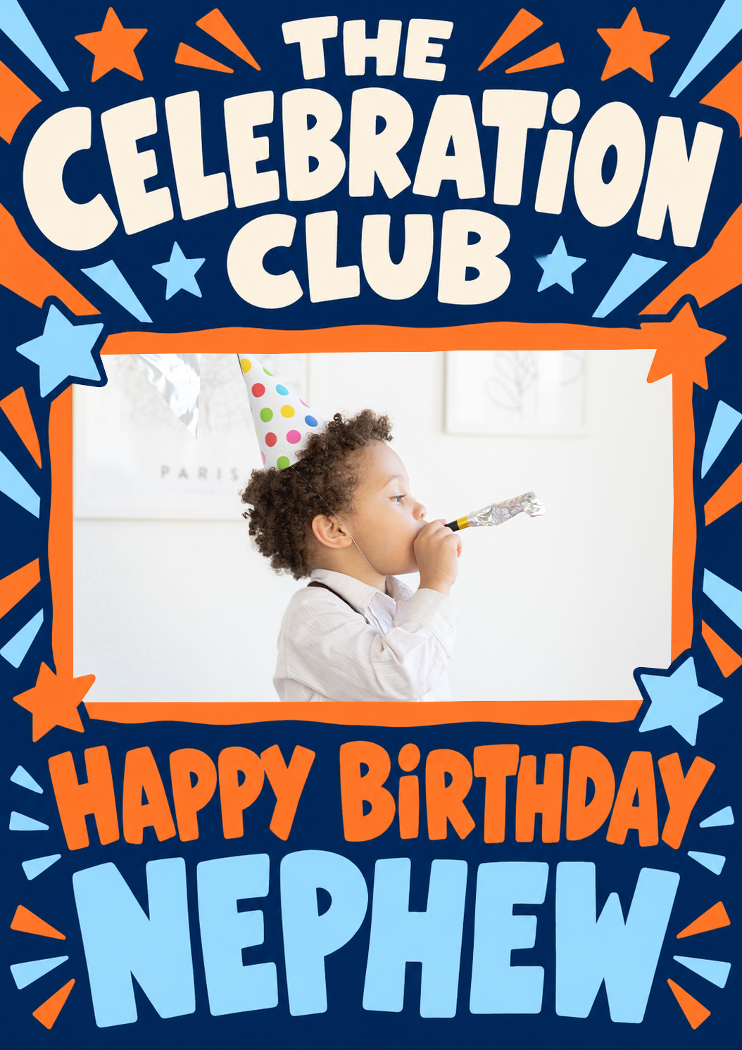Celebration Club Magazine Spoof Photo Upload Birthday Card for Him