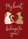 Load image into Gallery viewer, Valentine's day - Personalised Card — with punch holes
