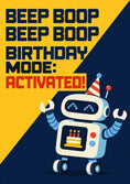 Load image into Gallery viewer, Birthdays - Personalised Card — with punch holes
