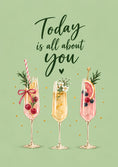 Load image into Gallery viewer, Birthdays - Personalised Card — with punch holes
