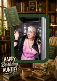 Load image into Gallery viewer, Birthdays - Personalised Card — with punch holes
