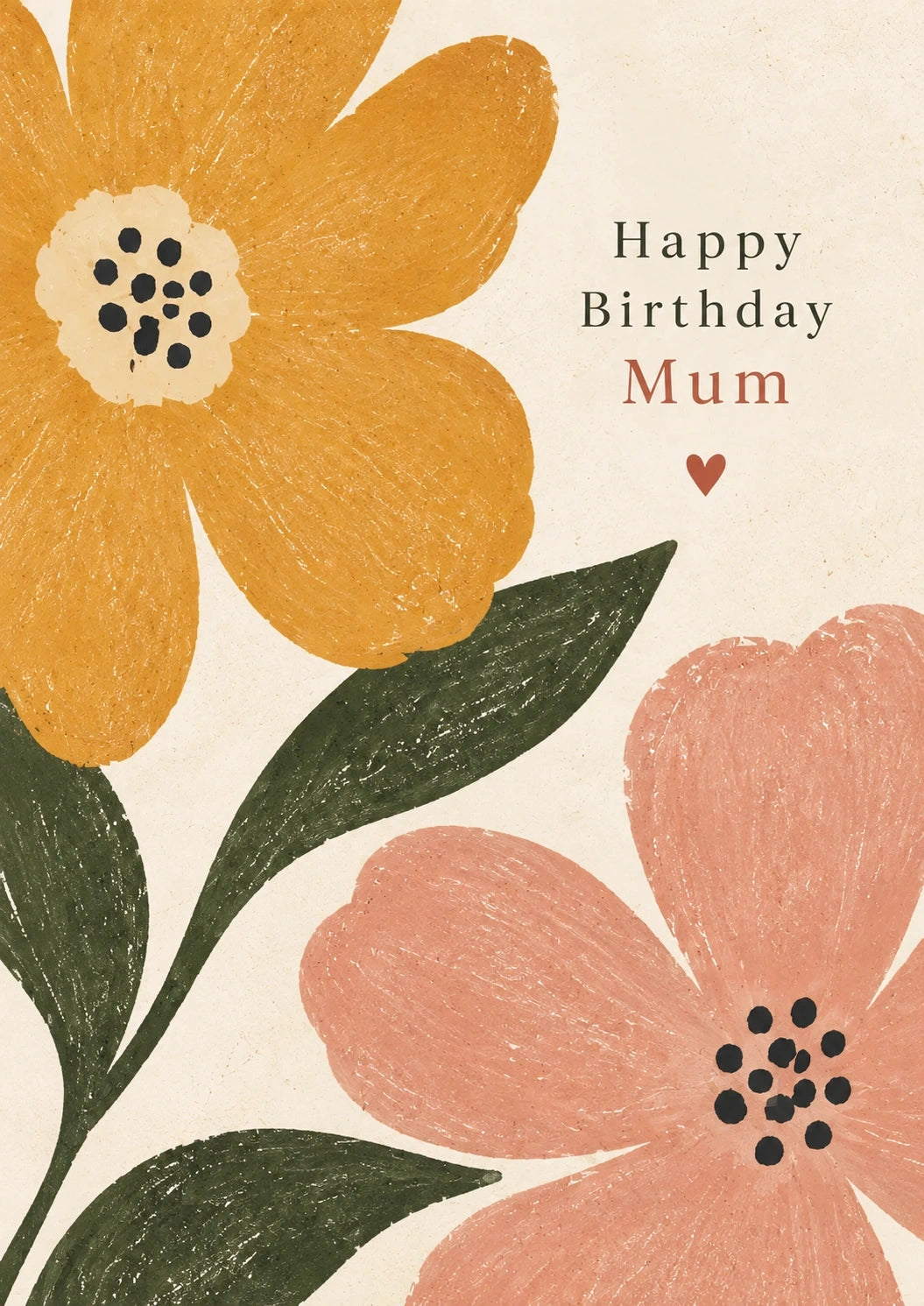 Birthdays - Personalised Card — with punch holes