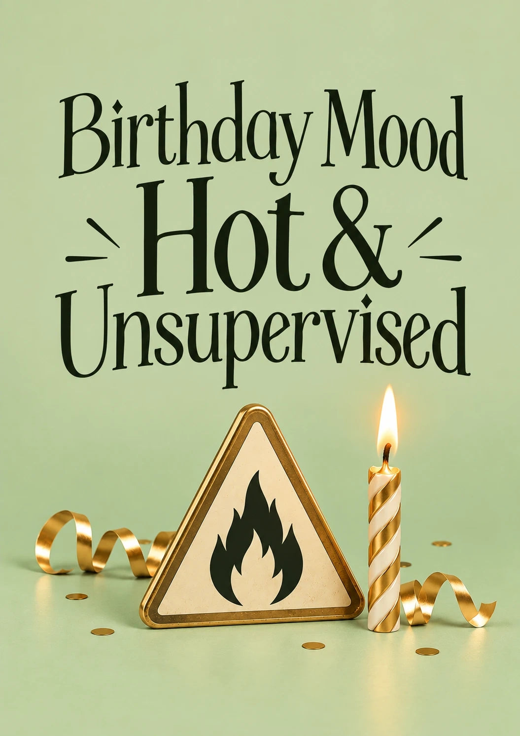 Birthdays - Personalised Card — with punch holes