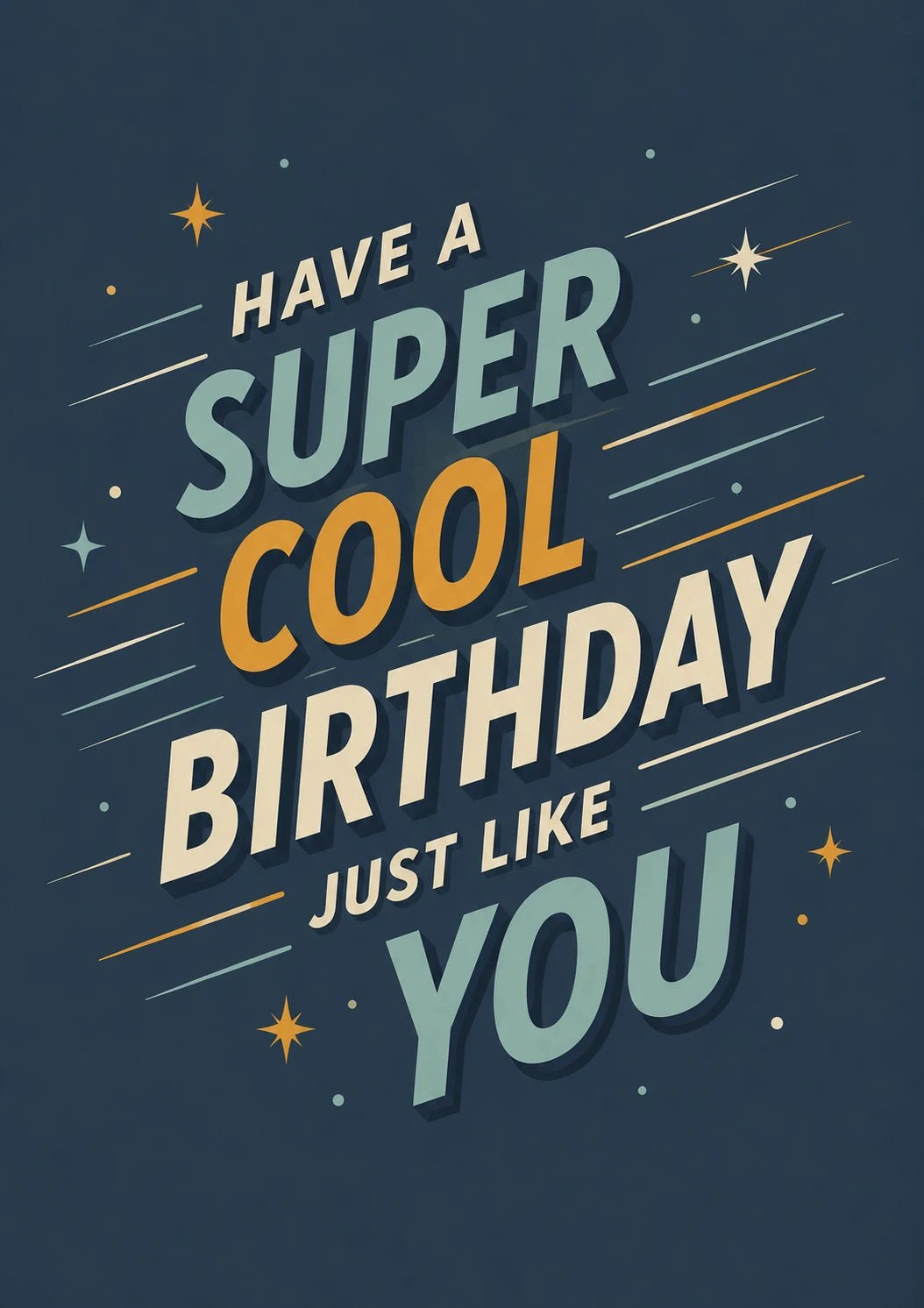Birthdays - Personalised Card