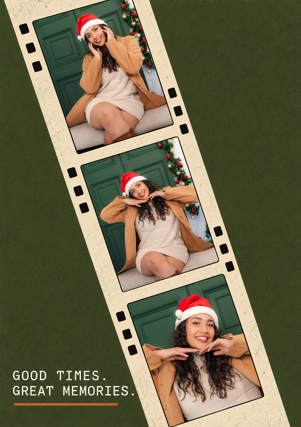 Vintage Film Strip Photo Upload Birthday Card