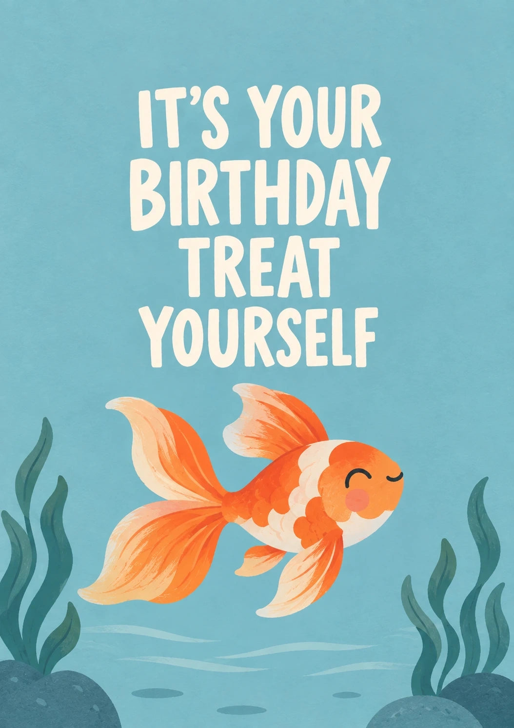 Birthdays - Personalised Card — with punch holes
