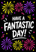 Load image into Gallery viewer, Have a Fantastic Day Fireworks 9th Birthday Card
