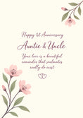 Load image into Gallery viewer, Anniversary - Personalised Card — with punch holes
