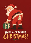 Load image into Gallery viewer, Christmas - Personalised Card — with punch holes
