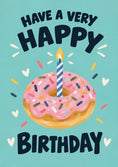 Load image into Gallery viewer, Birthdays - Personalised Card — with punch holes

