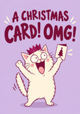 Load image into Gallery viewer, Christmas - Personalised Card — with punch holes

