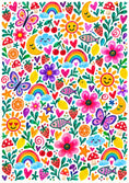 Load image into Gallery viewer, Colourful Cute Doodle Kids For Kid Birthday Card

