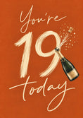 Load image into Gallery viewer, Champagne Cork Pop 19th Birthday Card
