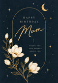 Load image into Gallery viewer, Celestial Floral Mum Happy Birthday Card for Her
