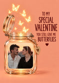 Load image into Gallery viewer, Valentine's day - Personalised Card — with punch holes
