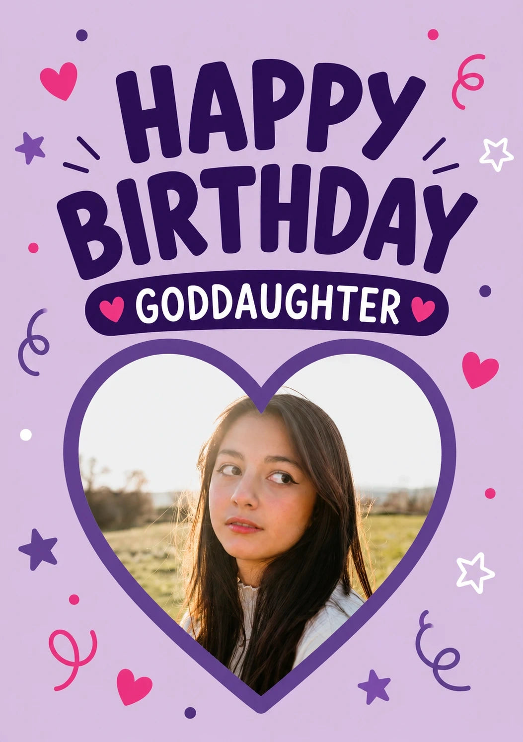 Birthdays - Personalised Card — with punch holes