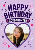 Load image into Gallery viewer, Happy Birthday Goddaughter Photo Upload Birthday Card for Her
