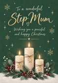 Load image into Gallery viewer, Christmas - Personalised Card — with punch holes
