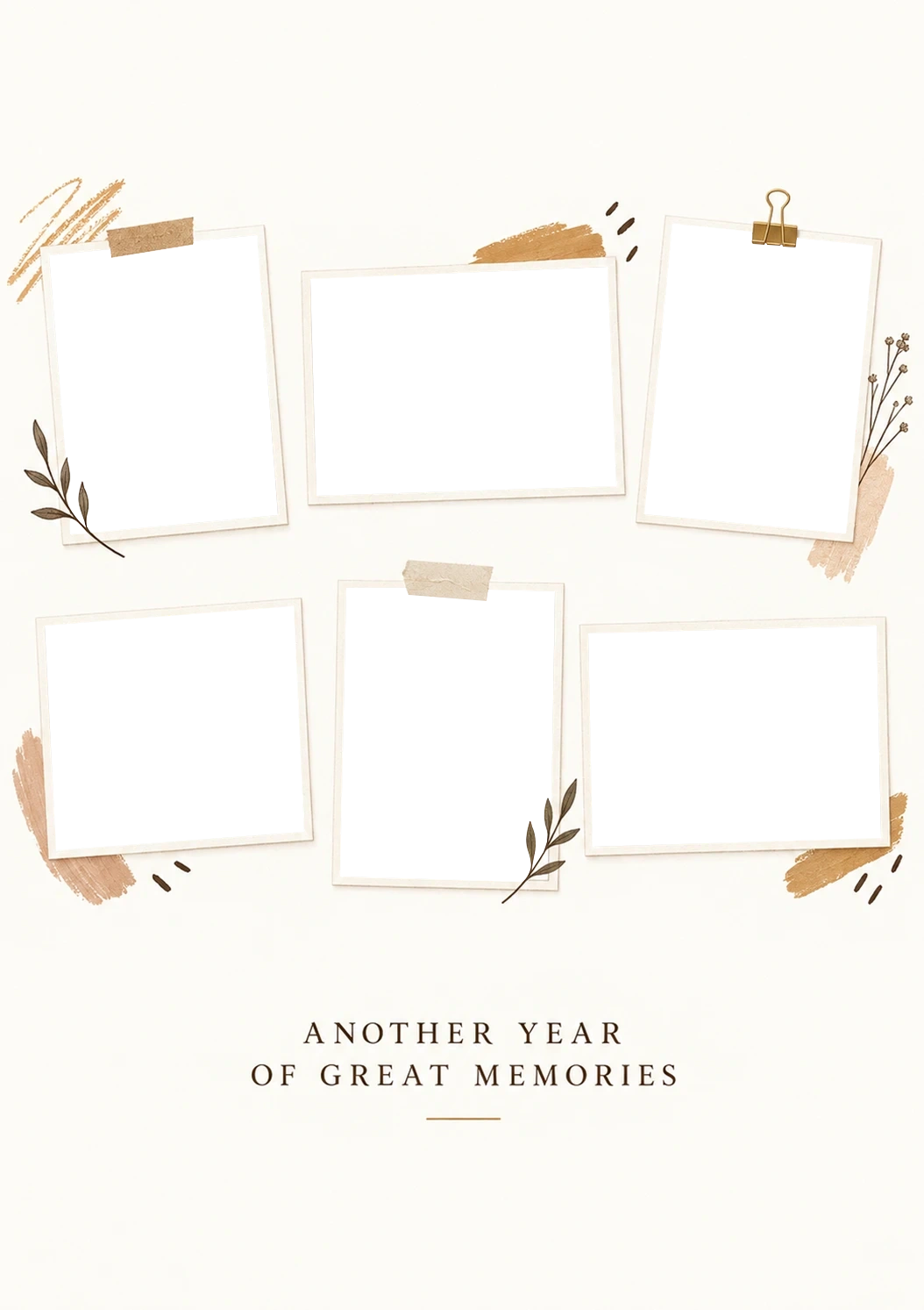 Birthdays - Personalised Card — with punch holes