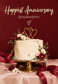 Load image into Gallery viewer, Anniversary - Personalised Card — with punch holes
