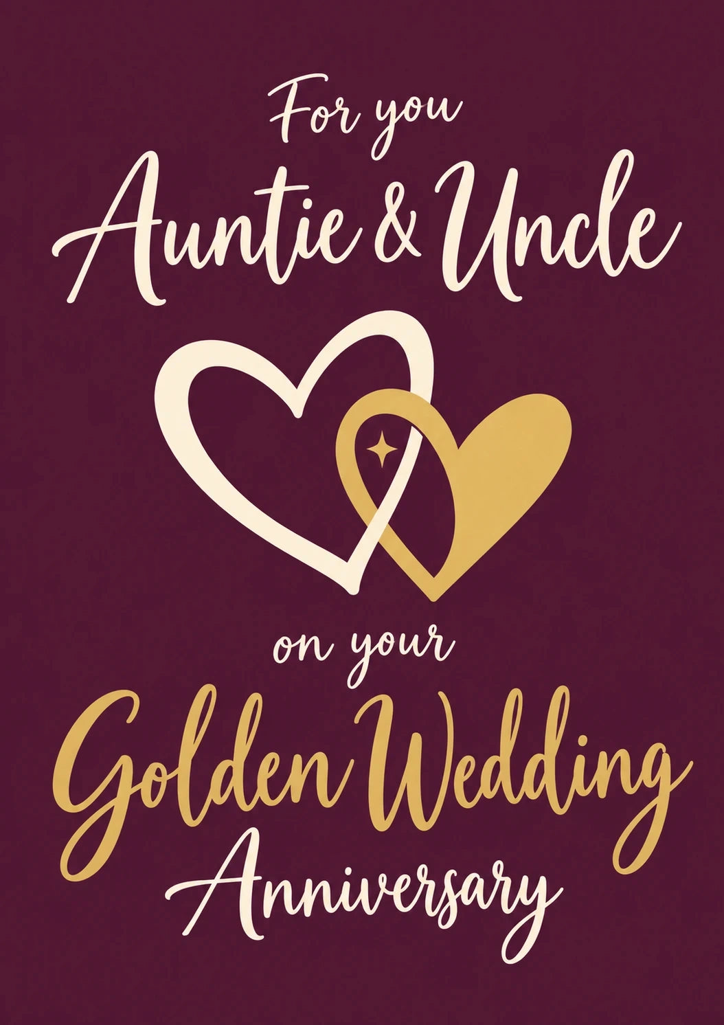 Anniversary - Personalised Card — with punch holes