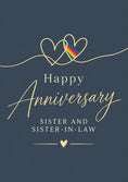 Load image into Gallery viewer, Anniversary - Personalised Card — with punch holes
