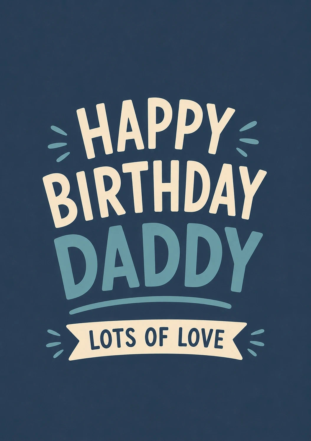 Birthdays - Personalised Card — with punch holes