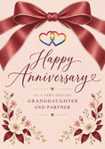 Load image into Gallery viewer, Anniversary - Personalised Card — with punch holes
