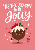 Load image into Gallery viewer, Christmas - Personalised Card — with punch holes

