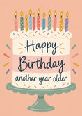 Load image into Gallery viewer, Birthdays - Personalised Card — with punch holes
