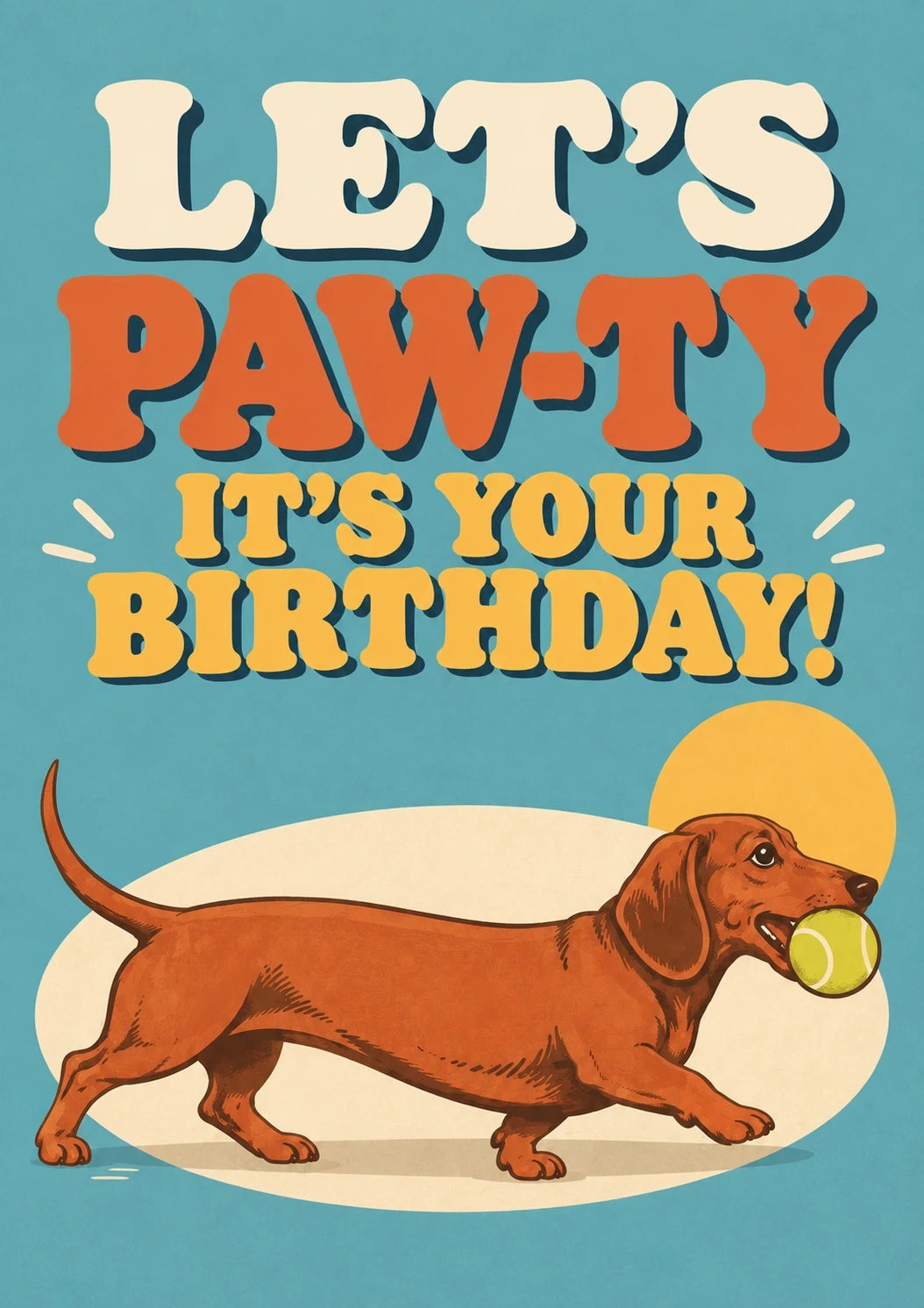 Birthdays - Personalised Card — with punch holes