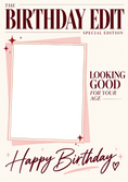 Load image into Gallery viewer, Birthdays - Personalised Card — with punch holes
