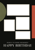 Load image into Gallery viewer, Birthdays - Personalised Card — with punch holes
