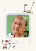 Load image into Gallery viewer, Birthdays - Personalised Card — with punch holes
