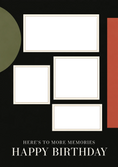 Load image into Gallery viewer, Here's to More Memories Multiple Photo Upload Birthday Card
