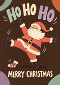 Load image into Gallery viewer, Funny Dancing Santa Ho Ho Ho Christmas Card for Him
