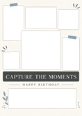 Load image into Gallery viewer, Birthdays - Personalised Card — with punch holes
