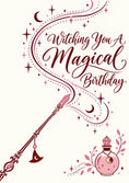 Load image into Gallery viewer, Witching You A Magical Birthday Halloween Card for Her
