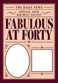 Load image into Gallery viewer, Funny Fabulous at Forty Newspaper Spoof Photo Upload 40th Birthday Card
