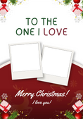 Load image into Gallery viewer, To the One I Love Photo Upload Christmas Card for Her
